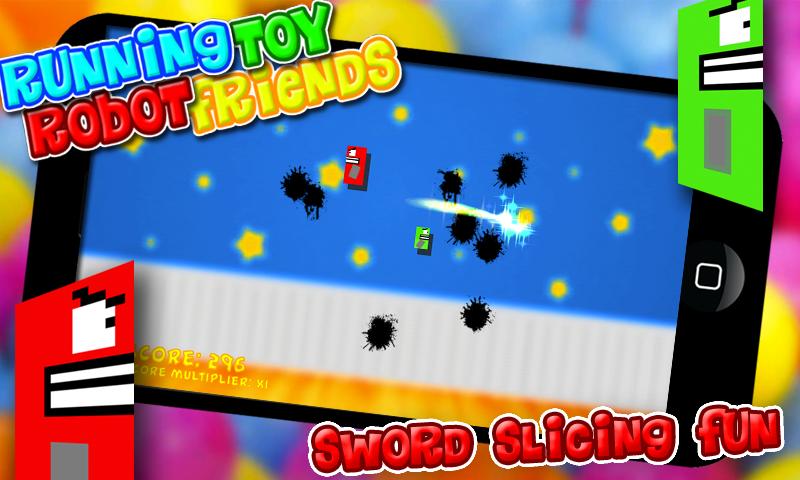Running Toy Robot Friends