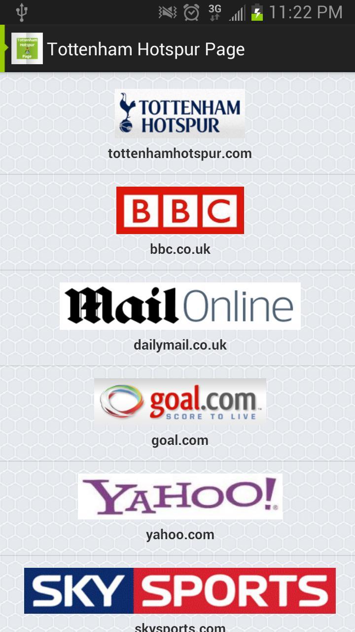 Tottenham Hotspur Page
