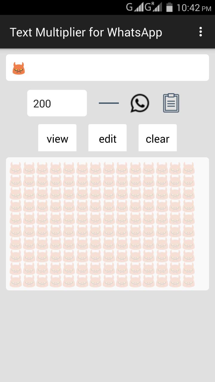 Text Multiplier For WhatsApp