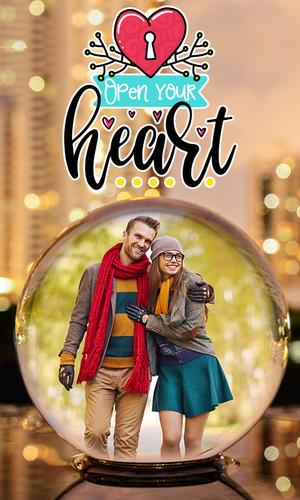 Crystal Ball Photo Frames