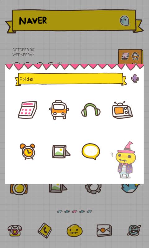Pumpkin launcher theme dodol