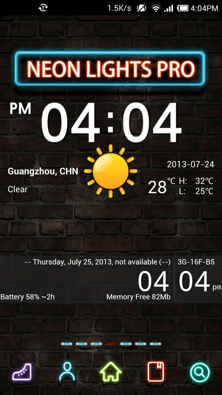 Night GO Launcher Theme