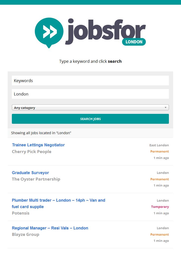 Job Search - London