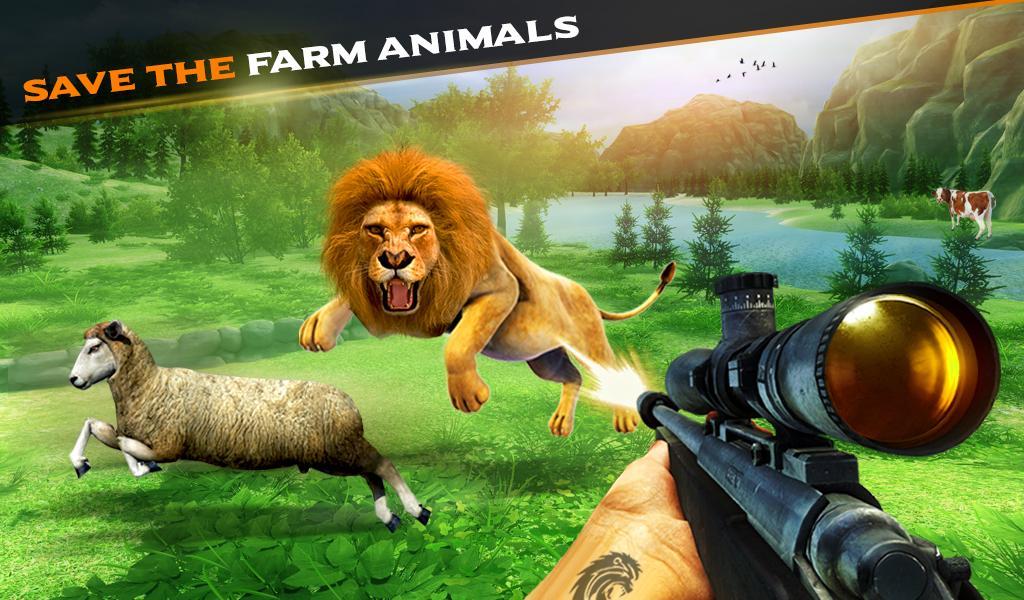 Hunting Animal Sniper Shoot - Safari Lion Hunter