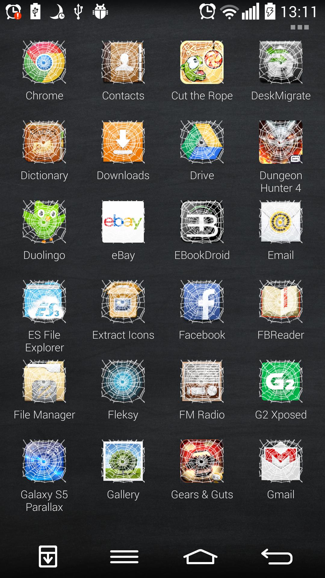 Spider Web lite Icon Pack