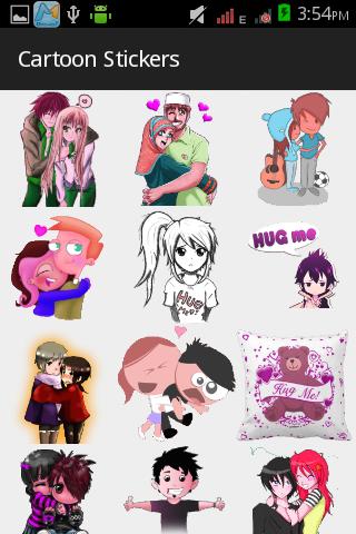 Cartoon Love Stickers
