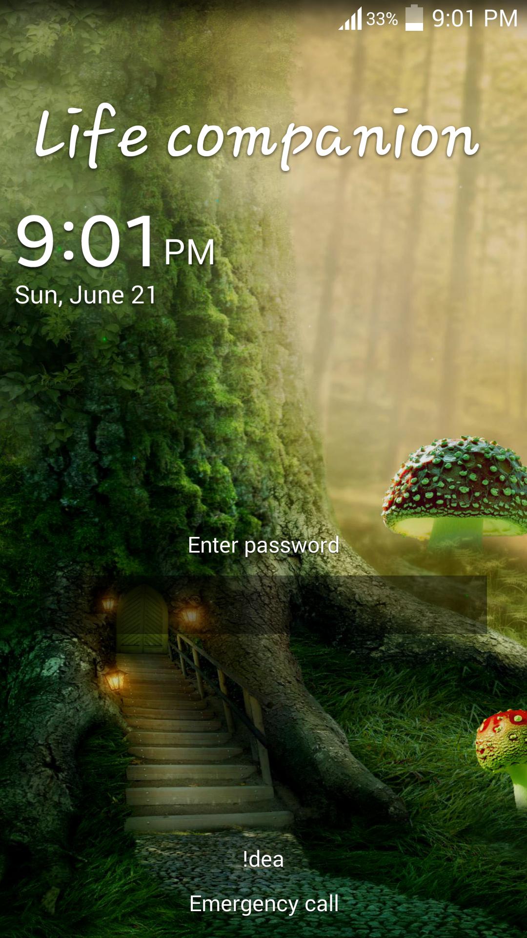 Fireflies Jungle LWP for G, S6