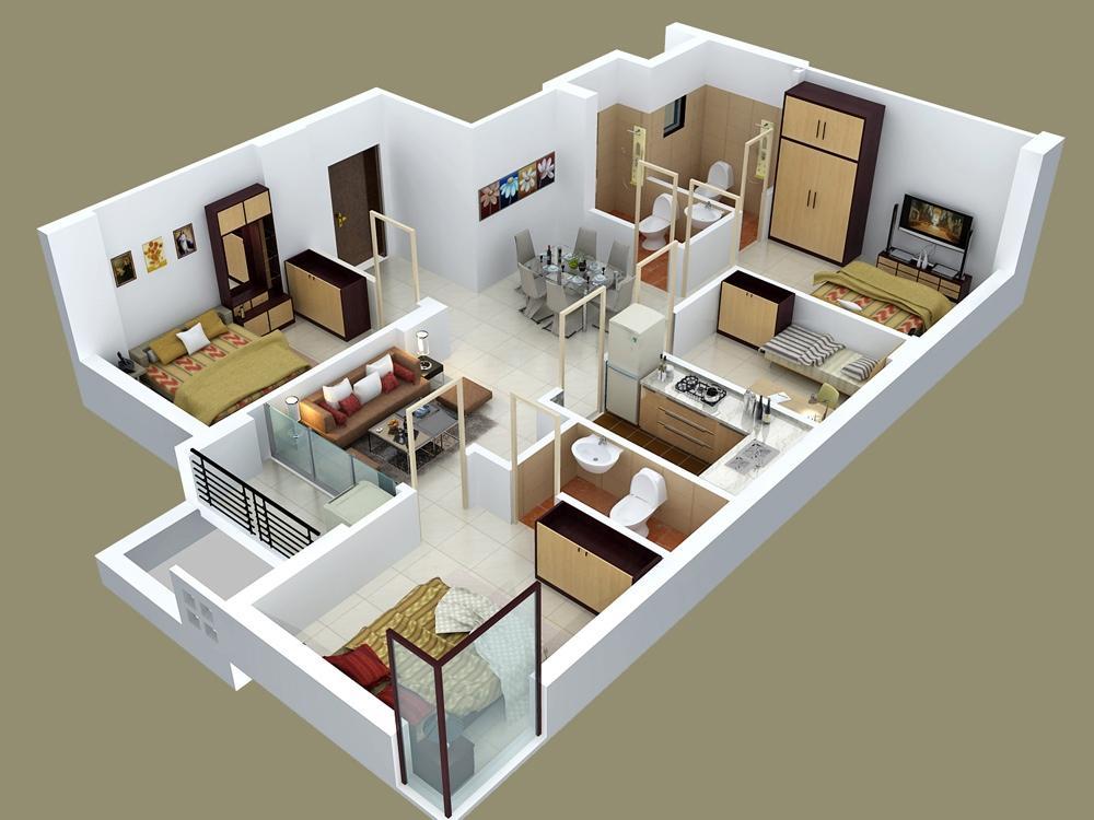 House Plan Ideas 3D