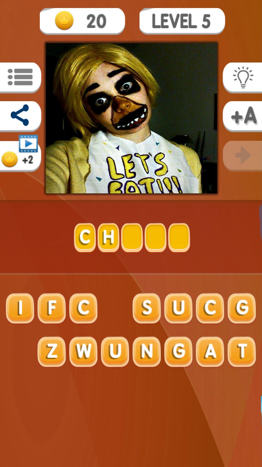 Guessing Games for FNAF Fans