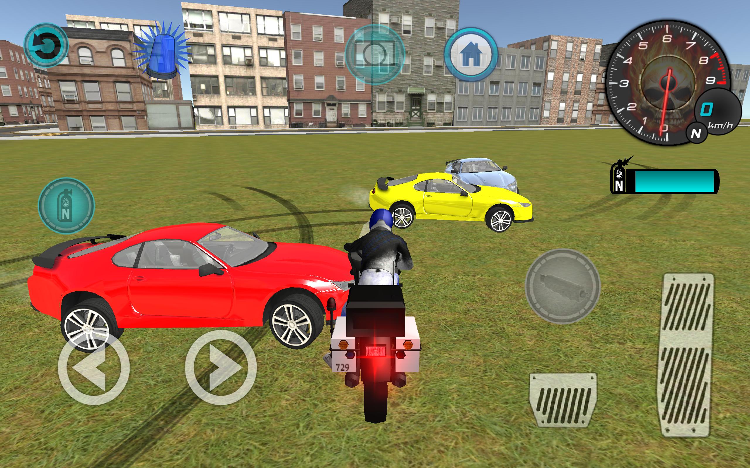 Stunt Police Motorbike 3D