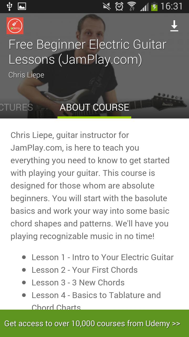 Learn Guitar lessons free