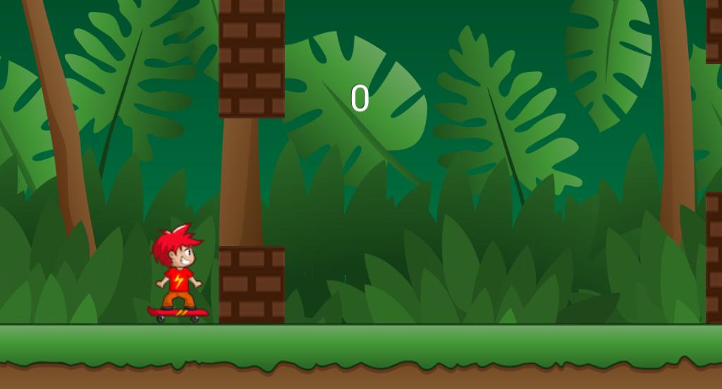 Skater Forest Escape Jump 3D