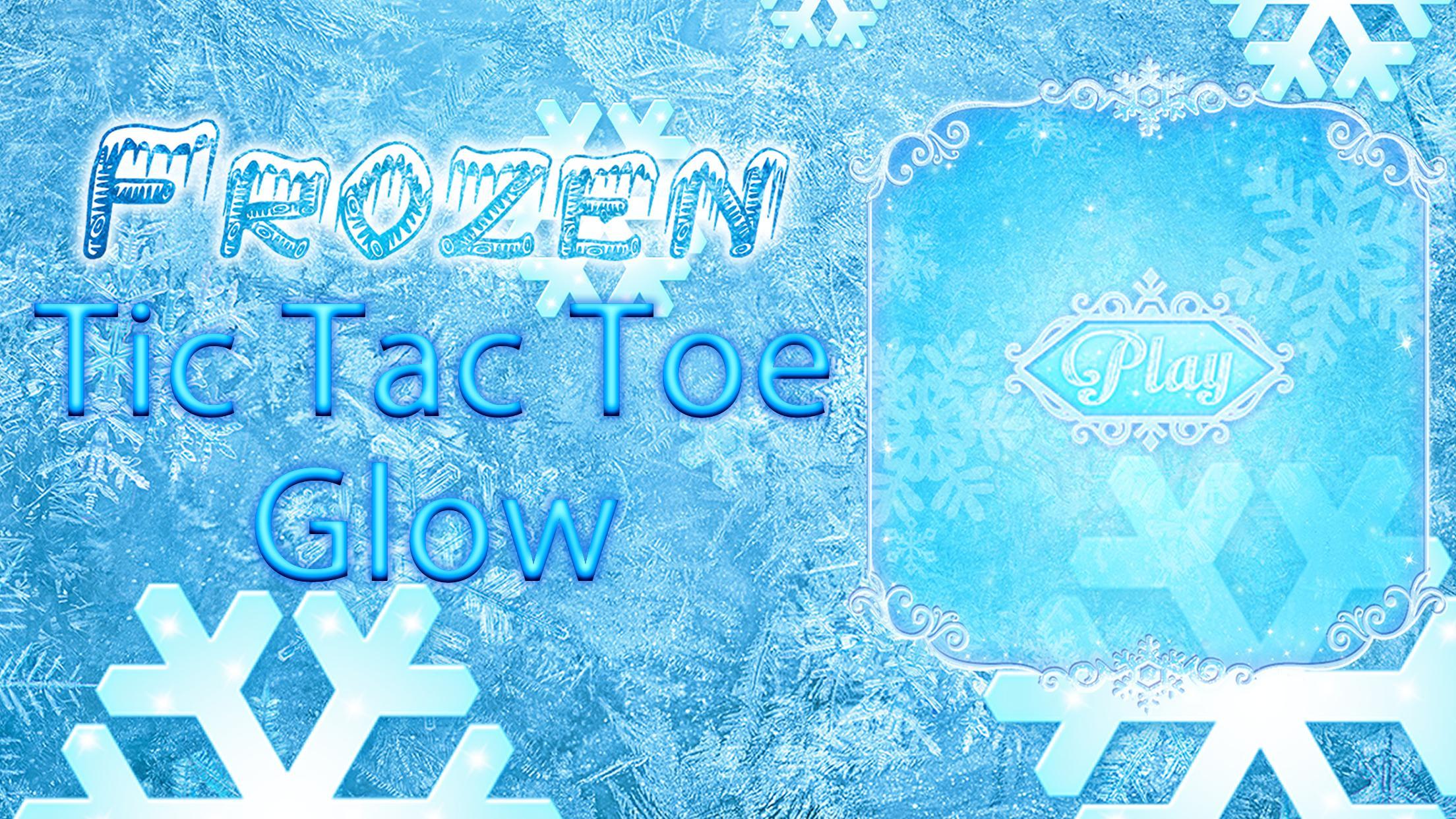 Tic Tac Toe Frozen Glow