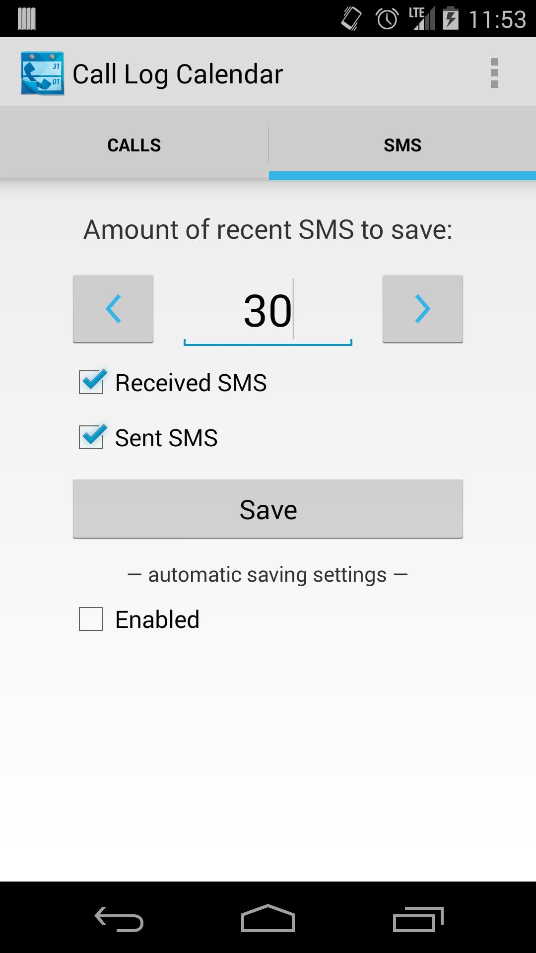 Call Log Calendar (Free/Trial)