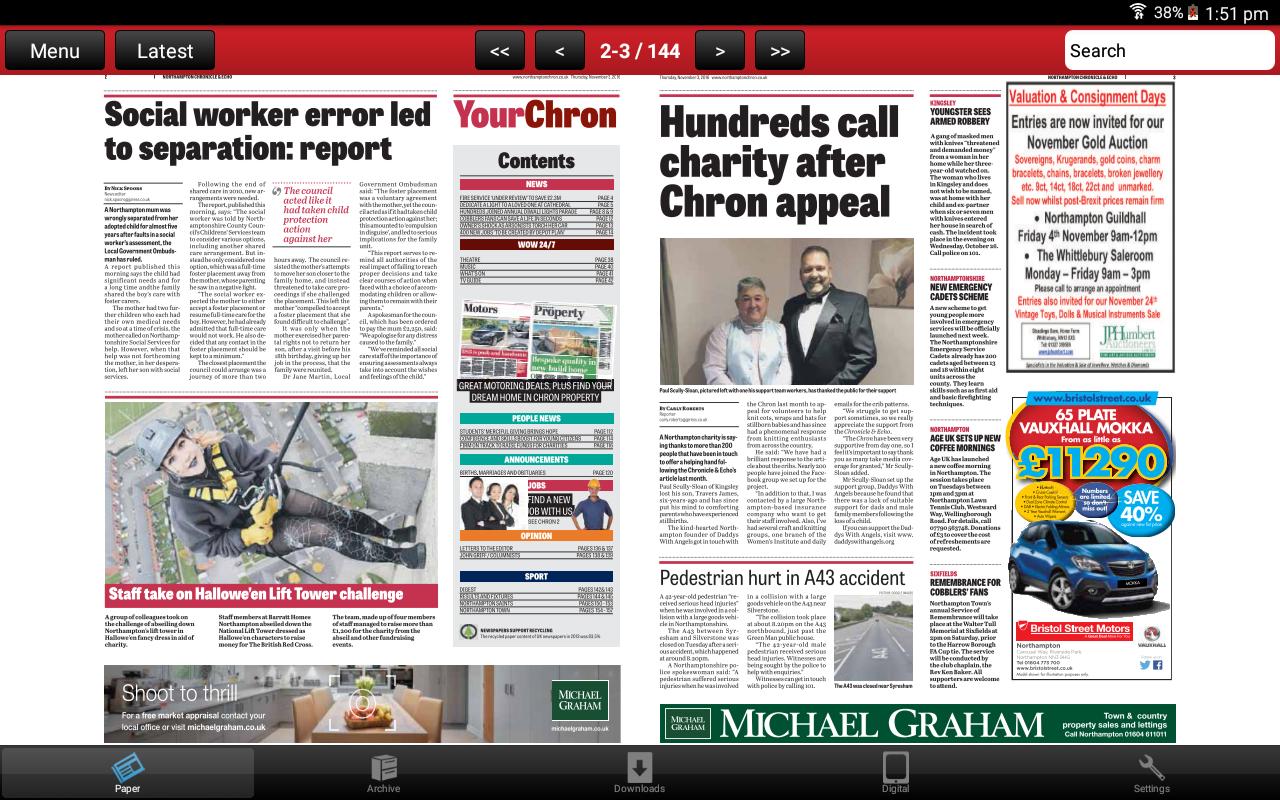 The Chronicle & Echo Newspaper
