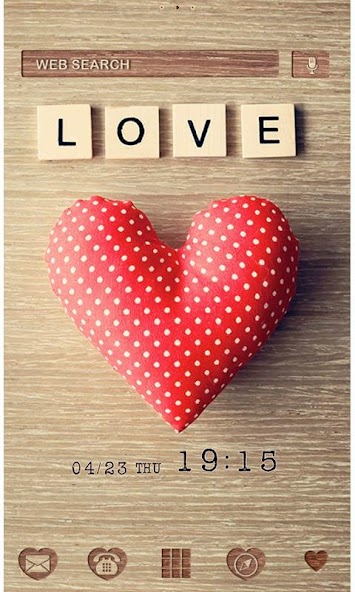 Simple Wallpaper-Love Heart-