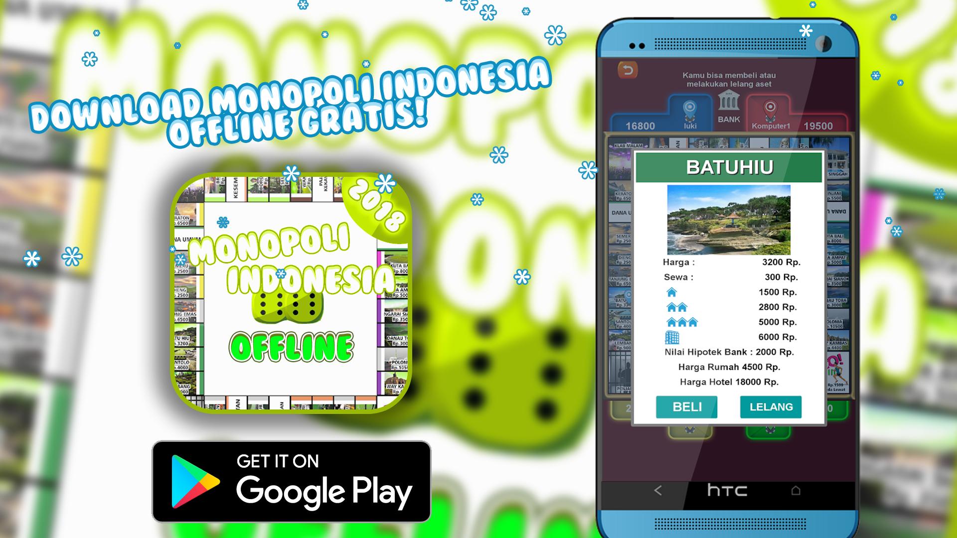 Game Monopoli Indonesia OFFLINE - Terbaru