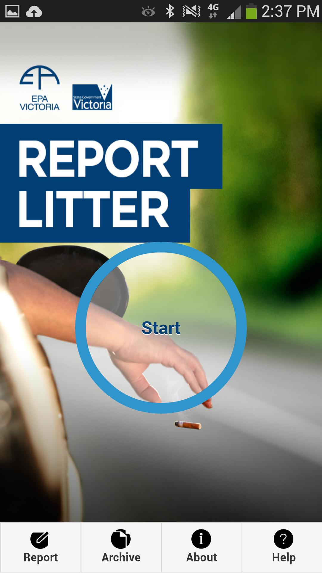Report Litter