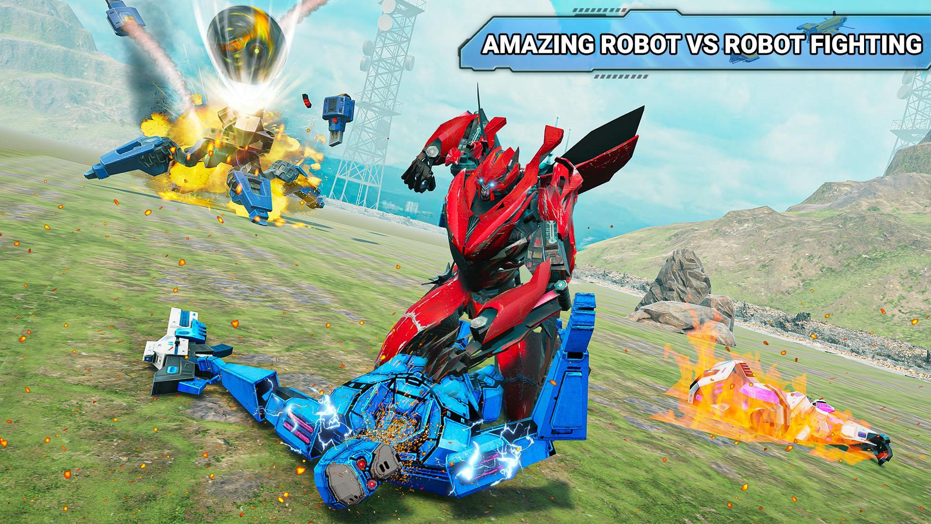 Robot Game, Red Ball Robot 3d