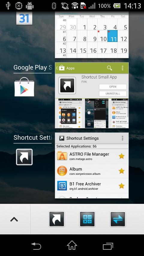 Shortcut Small App