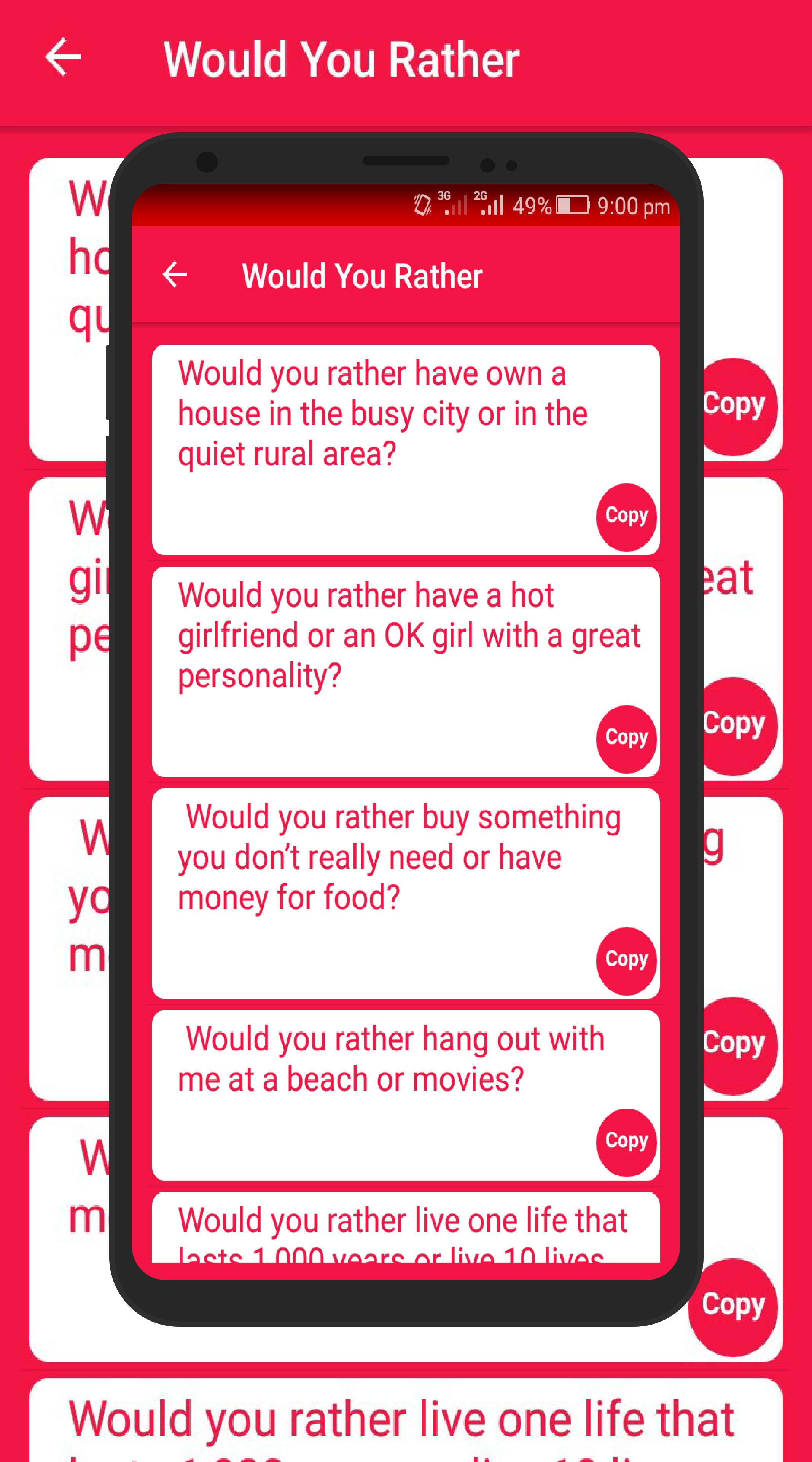 Questions to Ask Girls