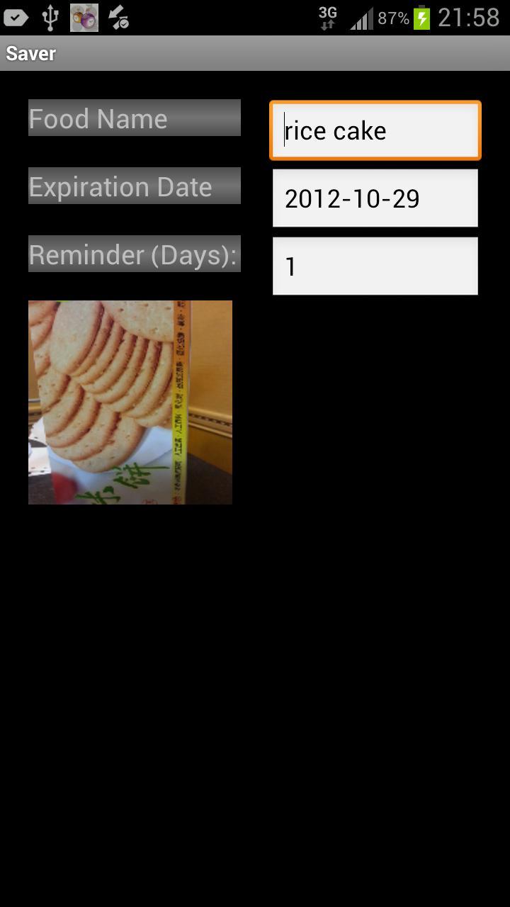 Food expiration - Saver