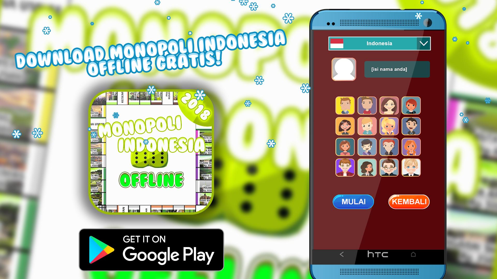 Game Monopoli Indonesia OFFLINE - Terbaru