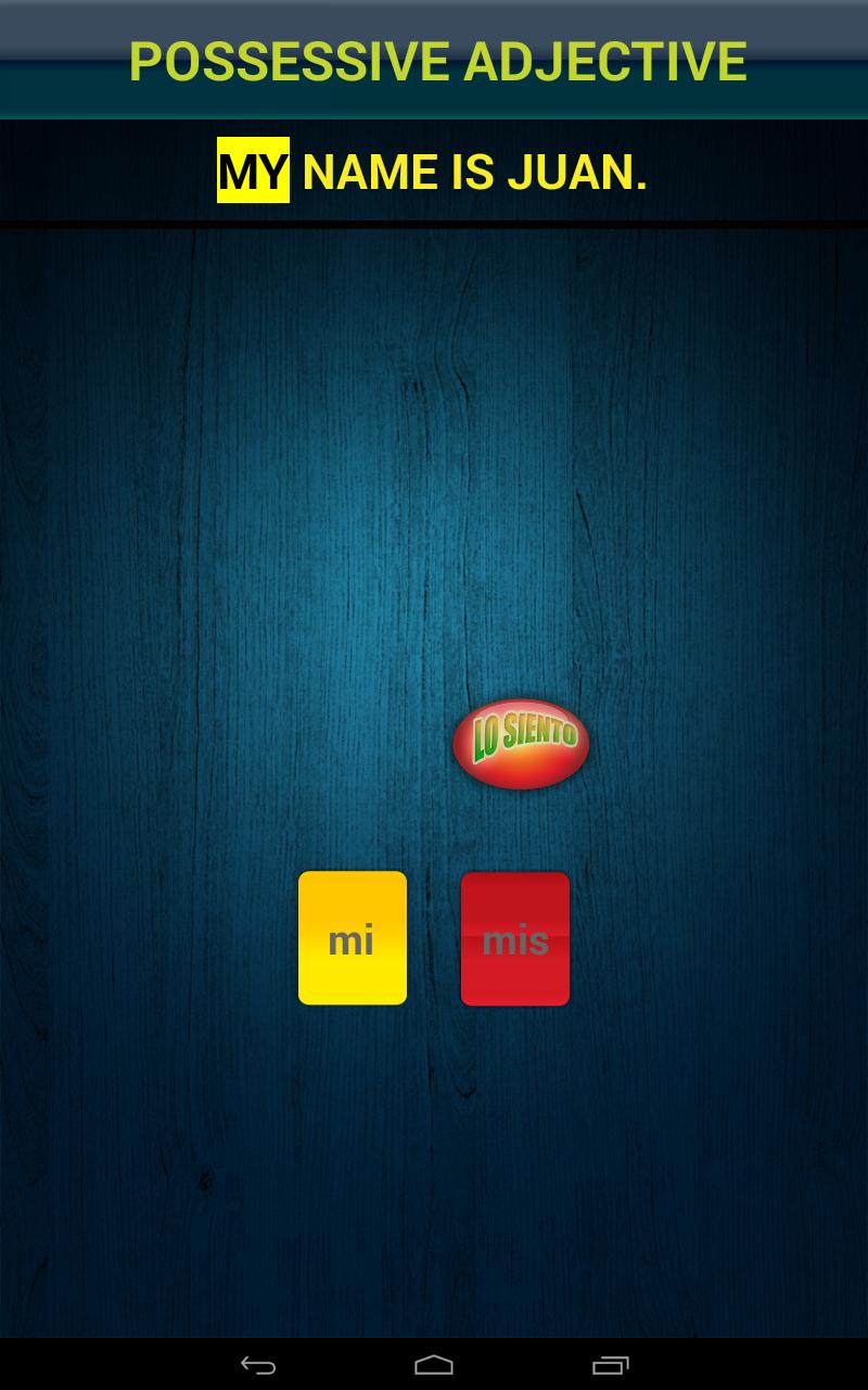 Spanish Touch Trainer