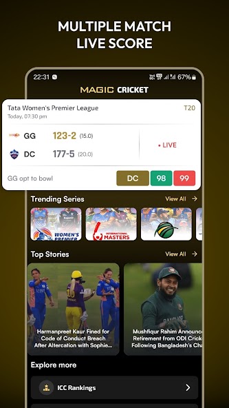 Magic Cricket Live Line