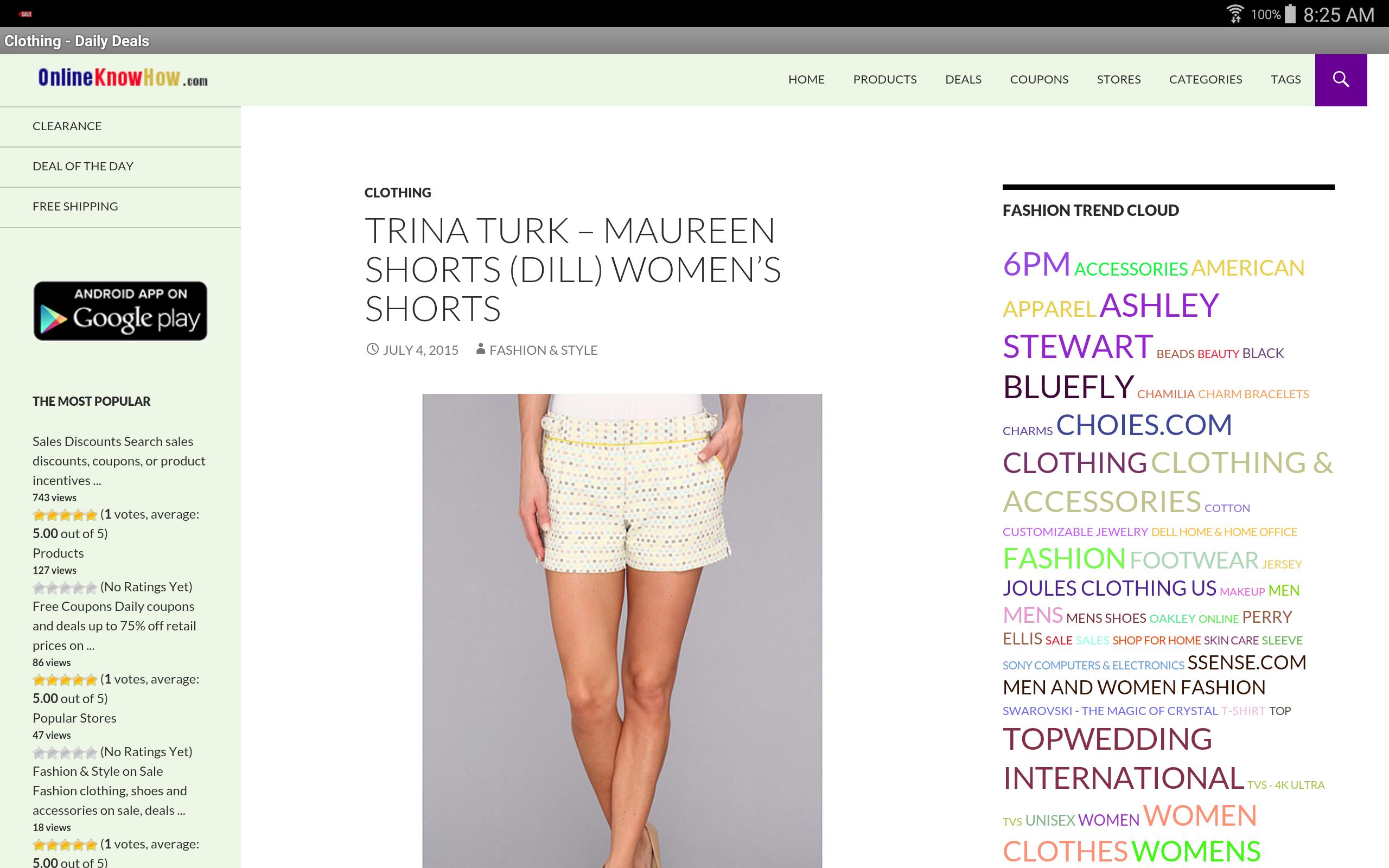 Clothing - Daily Deals