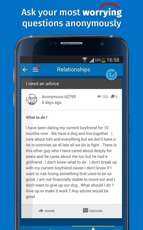 Anonymous chat online - Couch