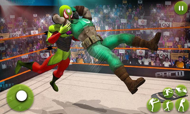 Bodybuilder Fighting Club Superhero Wrestling Game