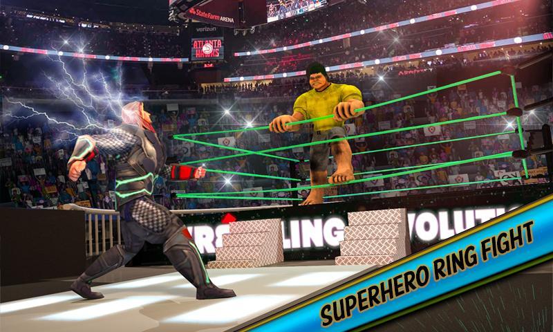 Bodybuilder Fighting Club Superhero Wrestling Game