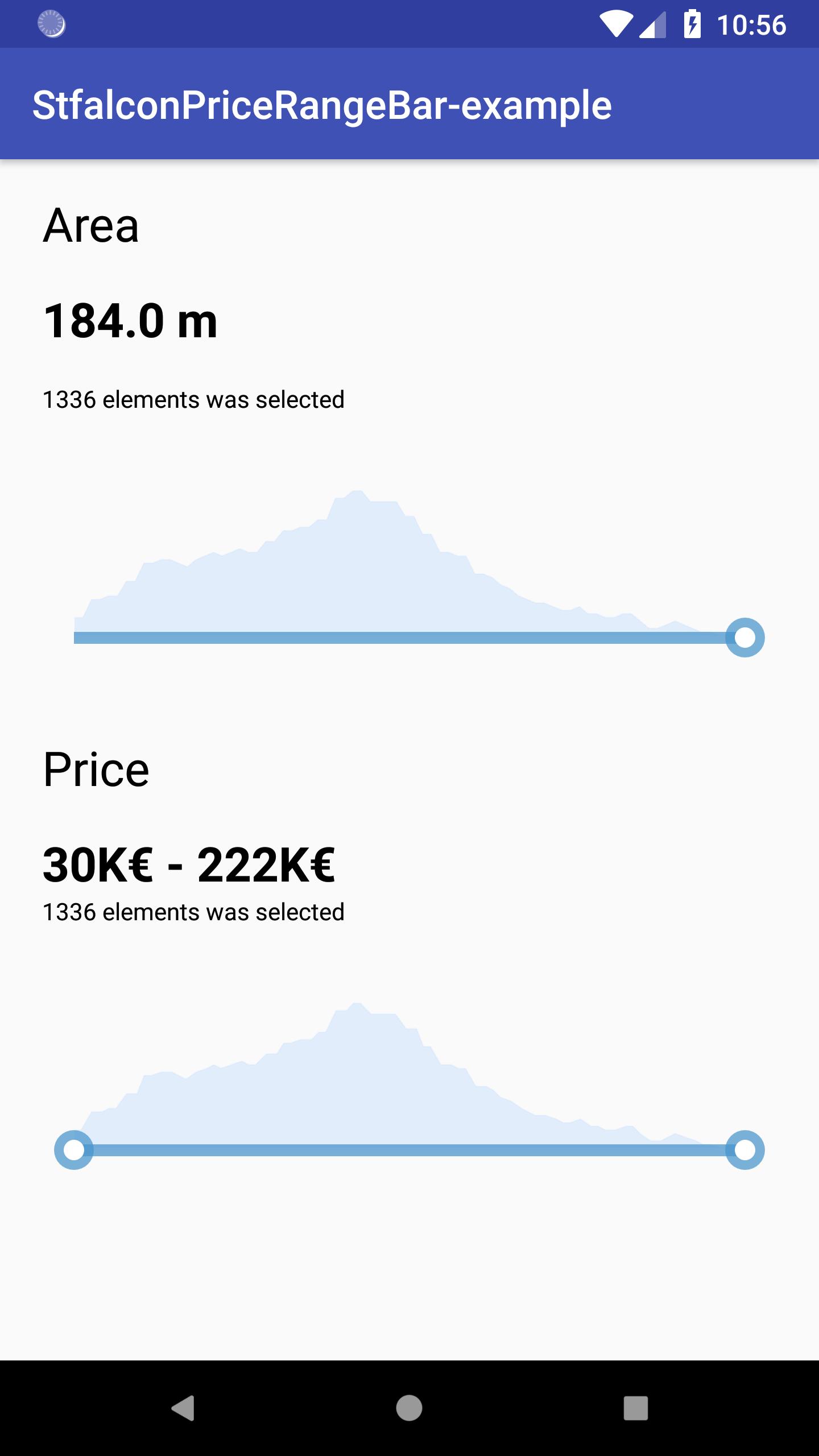 StfalconPriceRangeBar Demo