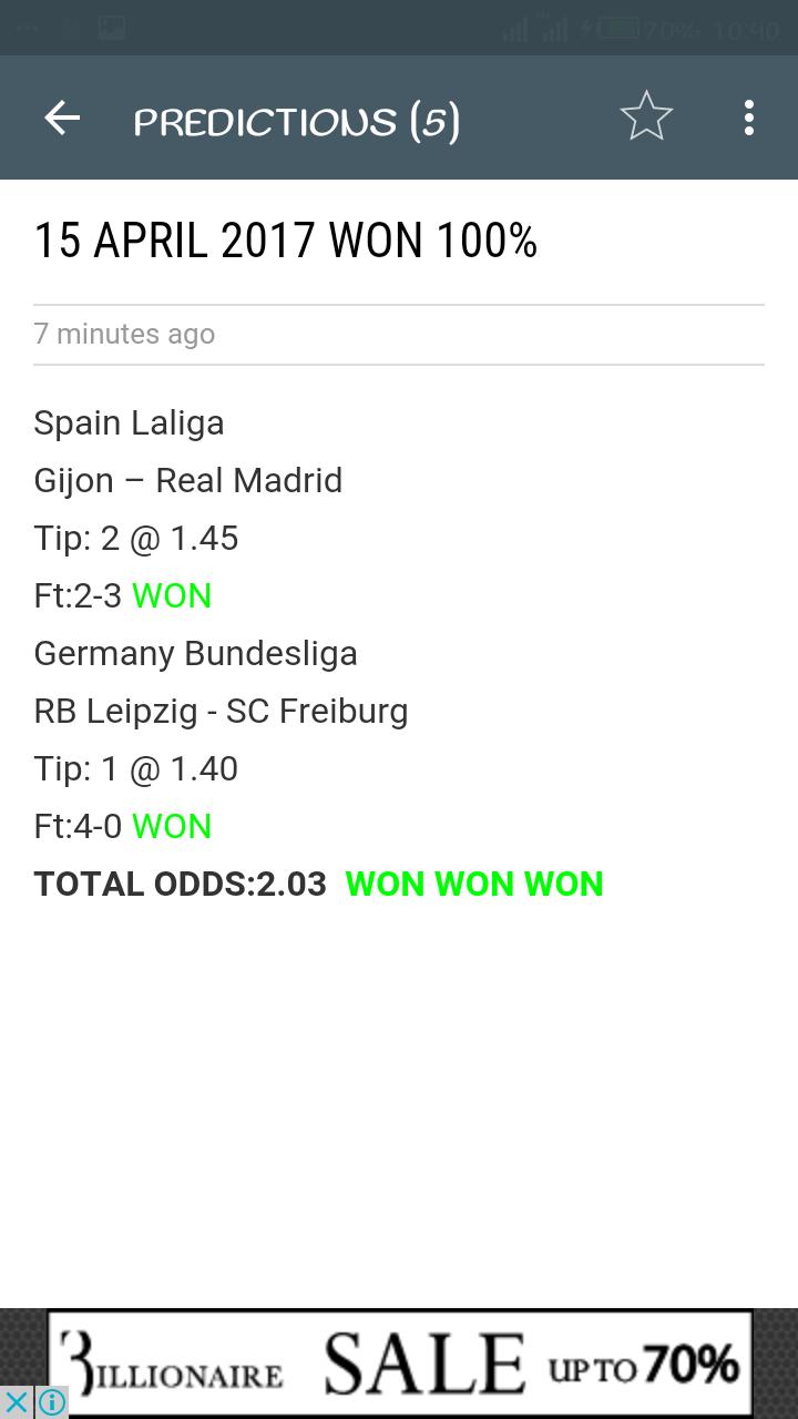 Football 1X2 Predictions