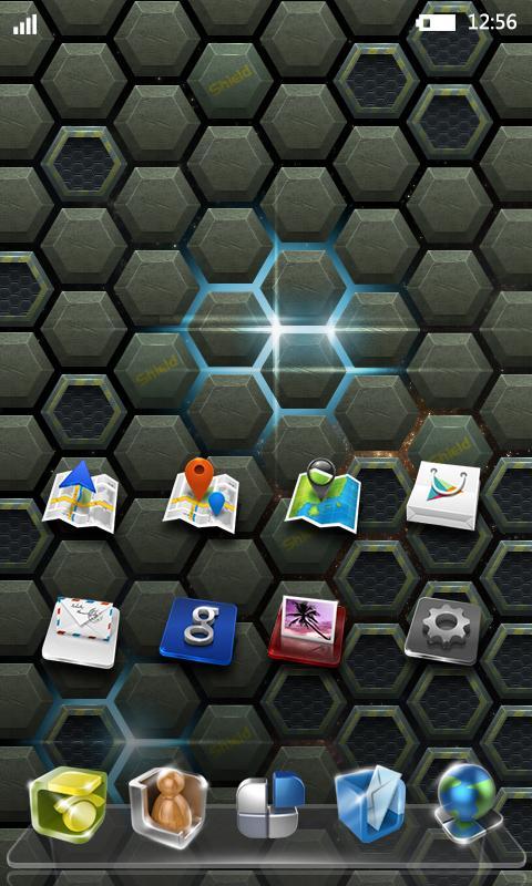 Next Shield 3D Live Wallpaper