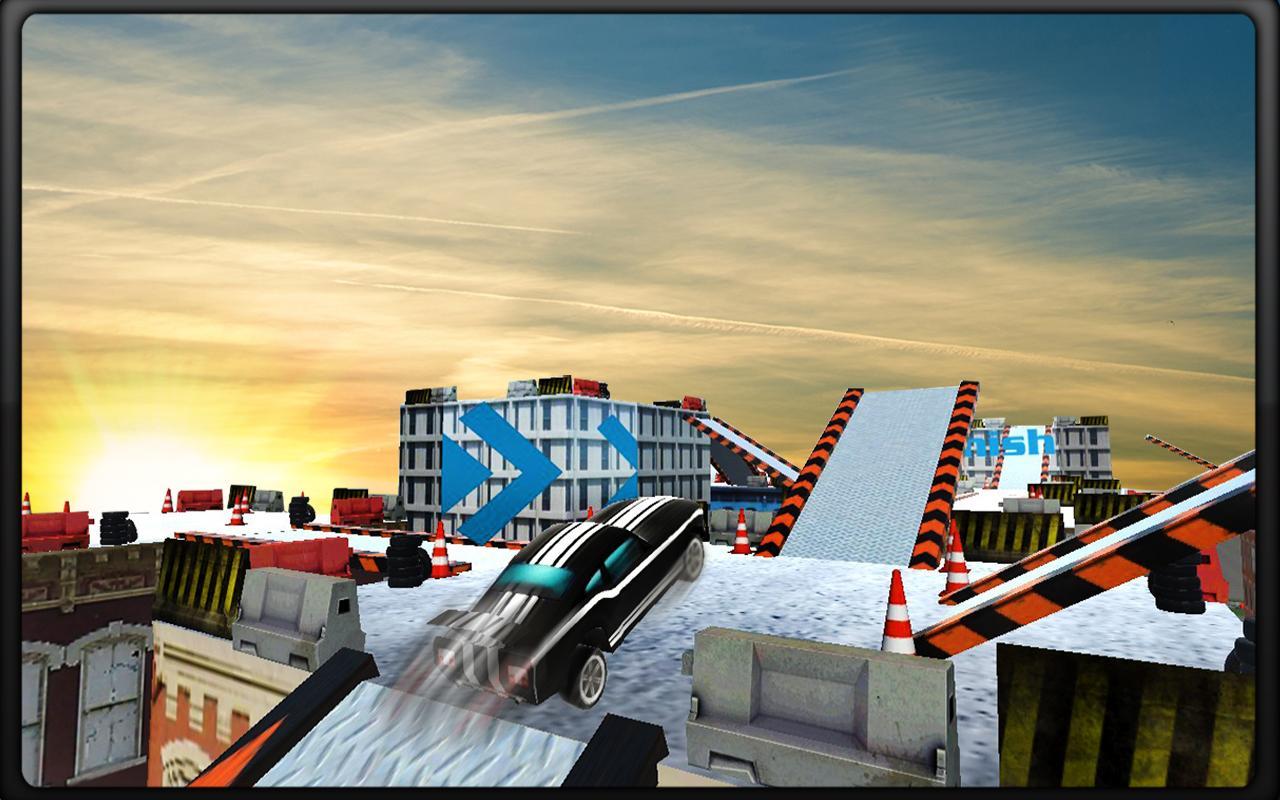 Roof Top Jet Cars Stunts 3D