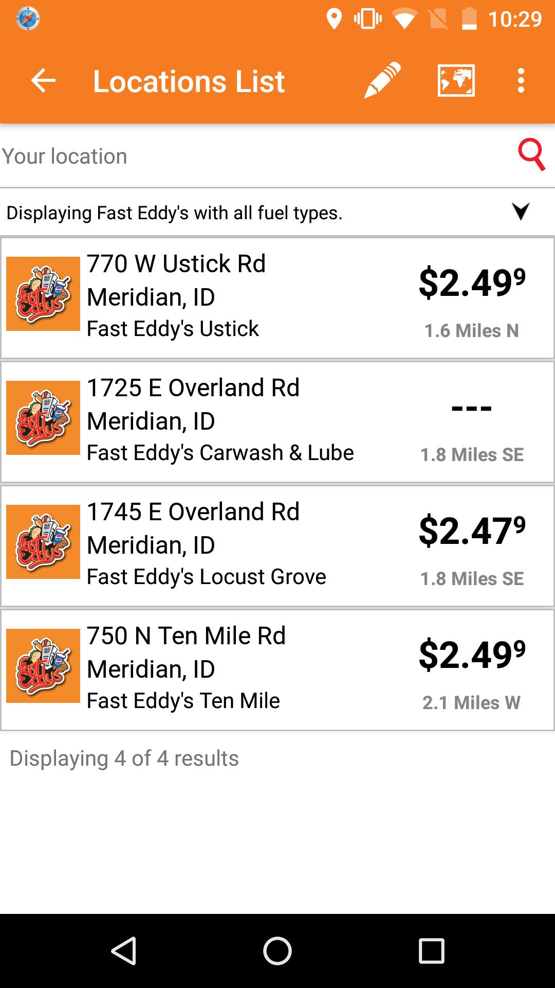 Fast Eddy's Deals