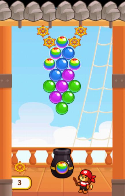 Bubble Shoot Cute Pirate