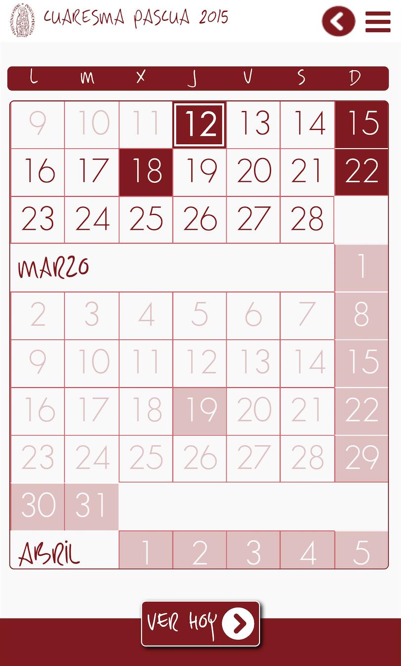 Cuaresma Pascua 2015