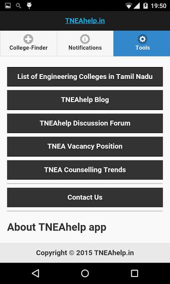 TNEAhelp College-Finder 2015