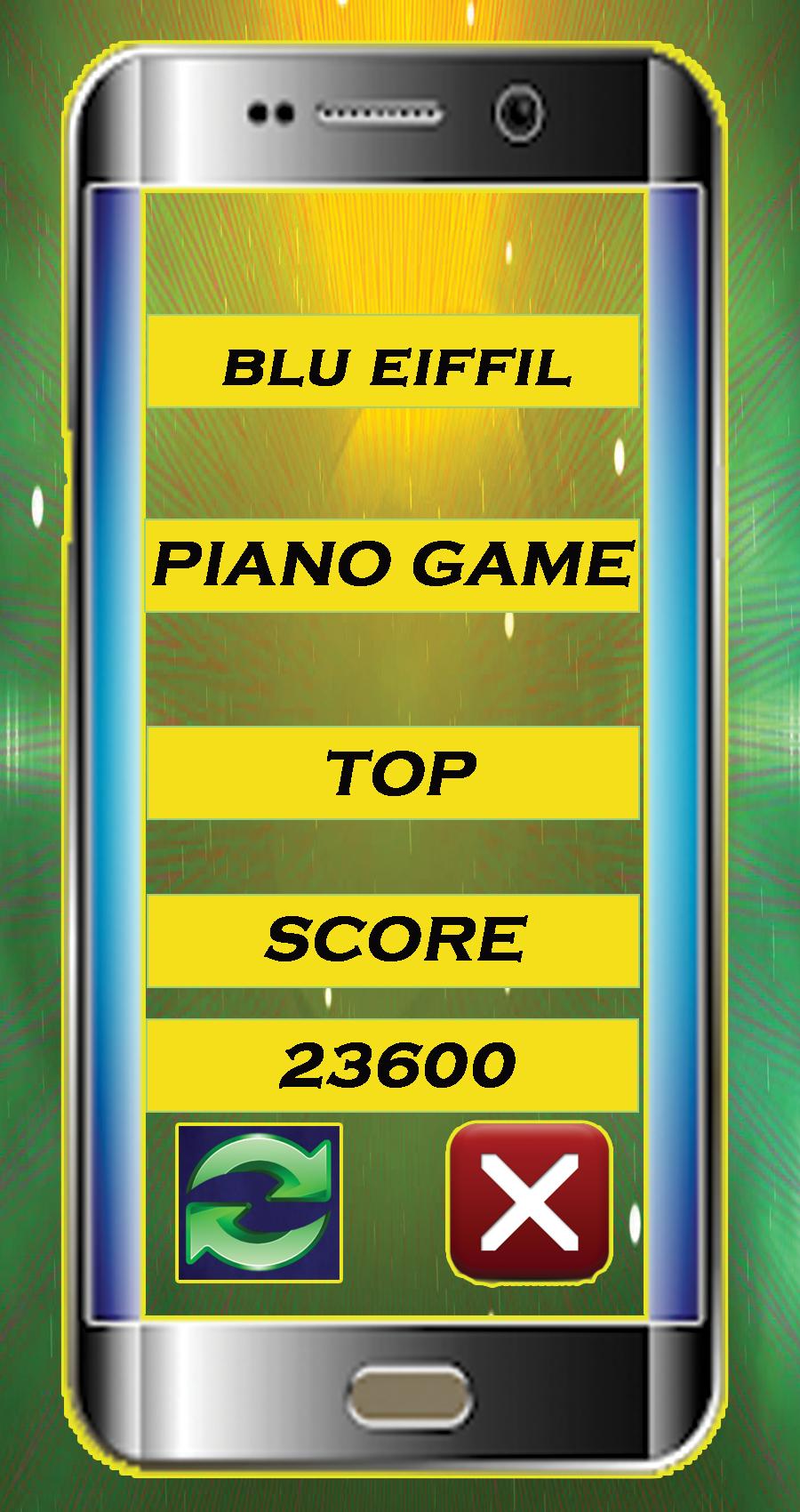 Blue Eiffil Piano Game