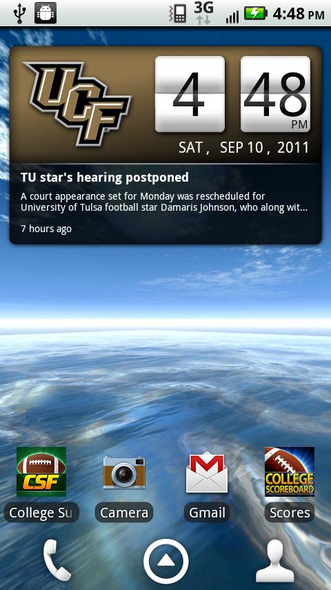 UCF Knights Live Clock