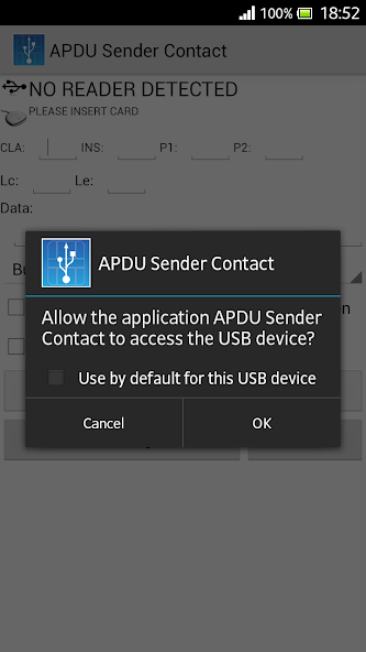 APDU Sender Contact