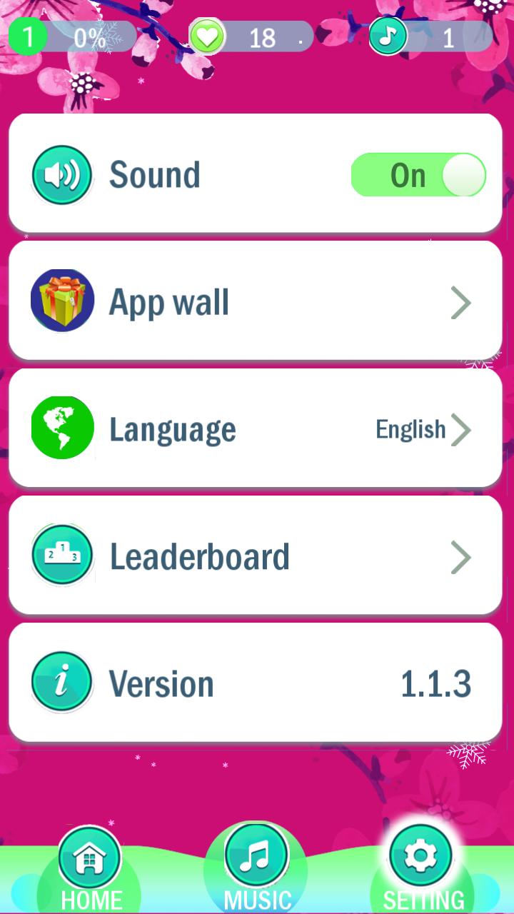 Piano Tiles Flowers 2018