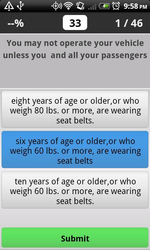 California Driving Exam Lite