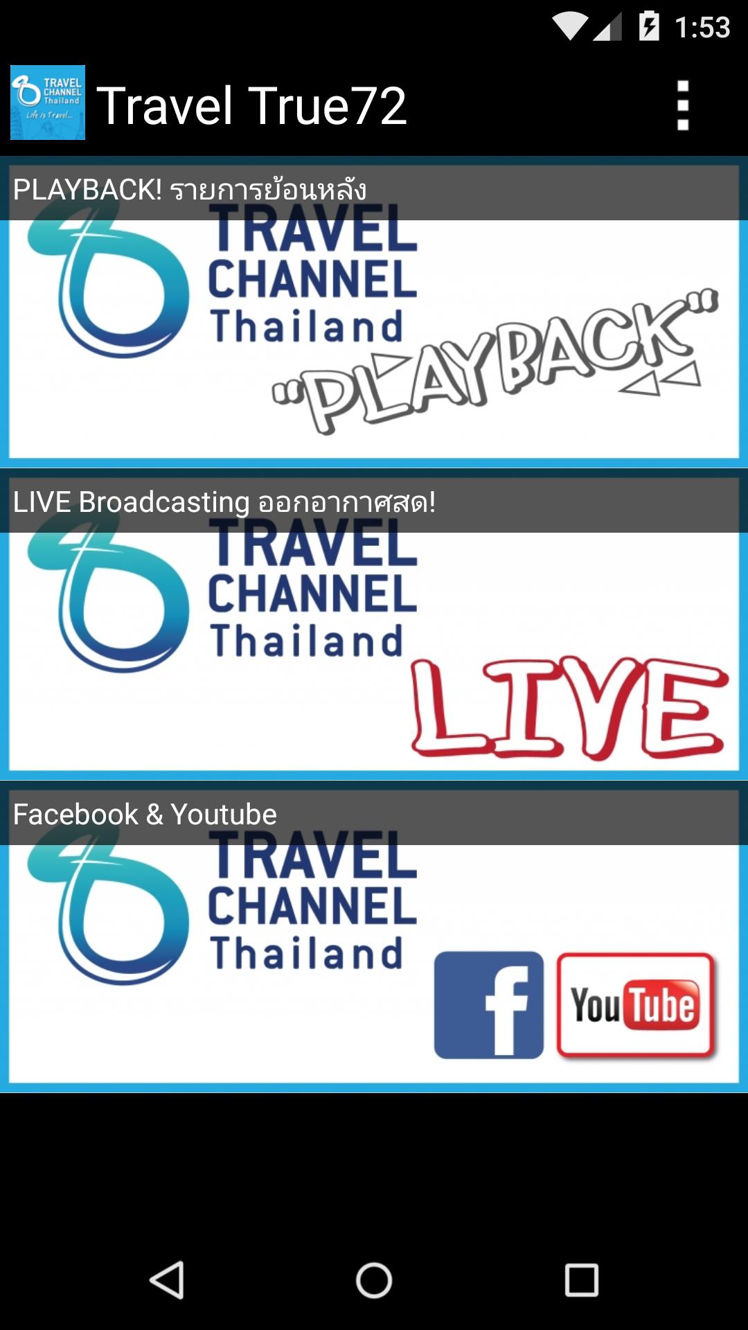 TRAVEL CHANNEL THAILAND