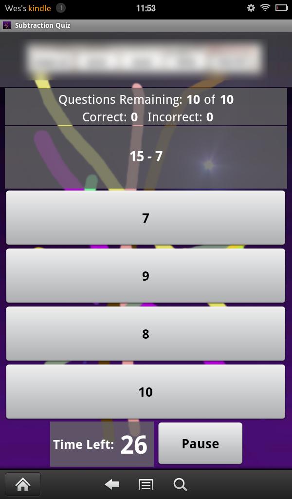 Edwin's Math - Subtraction