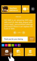 GO SMS PRO WP8 Popup ThemeEX