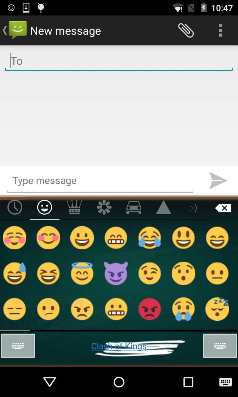 Emoji Keyboard - Blackboard